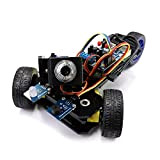 Freenove Three-Wheeled Smart Car Kit for Raspberry Pi 4 B 3 B+ B A+, Robot Project, APP Control, Live Video, ...
