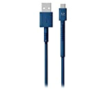 Fresh ´N Rebel Fabriq Micro USB Cable 3m Indigo |Cavo di Ricarica in Tessuto per Tutti dispositivi Micro USB, Android, ...