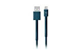 Fresh ’n Rebel Micro-USB Fabriq Cable | USB to Apple Lightning Charging & Sync Cable 3 meter – Petrol Blue