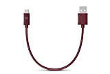 Fresh ’n Rebel USB-C Fabriq Cable | USB to USB-C Charging & Sync Cable 0,2 meter – Ruby Red