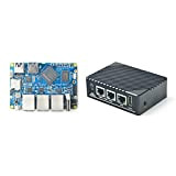 FriendlyElec Nanopi R5S Mini Router OpenWRT con tre porte Ethernet Gbps LPDDR4X 4GB RAM Basato su RK3399 Soc per IOT ...