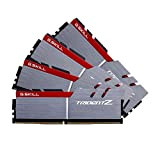 G.SKILL TridentZ Memoria per computer, DDR4 SDRAM, 32GB (8GBx4), 3400MHz, Grey, Black, Red