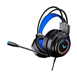 Gaming Headphones Stereo Earphones Headset with Microphone for Pc Laptop Computer Tablet Gamer