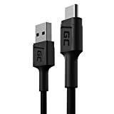 GC PowerStream | 30cm USB C Cavo Tipo C Nylon Cavetto Cable di Ricarica | per Samsung Galaxy S22 S21 ...
