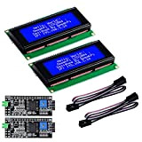 GeeekPi 2004 20x4 Character LCD Display Module Blue Backlight with IIC I2C Serial Interface Adapter board for Raspberry Pi Arduino ...