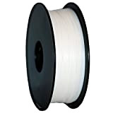 GEEETECH Filamento PLA 1.75 mm 1kg Spool per Stampante 3D, PLA Bianco