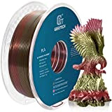 GEEETECH Filamento PLA 1,75 mm Multicolore, bobina stampante 3D Filamento PLA 1KG, bronzo Silk arcobaleno