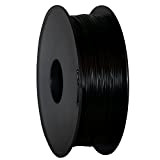 GEEETECH Filamento PLA 1.75 mm Nero, PLA 1kg Spool, Filamento Stampante 3D, PLA Nero