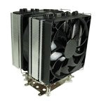 Gelid Il sistema di raffreddamento della CPU Black Edition con 7 tubi conduttivi termici multipli pluripremiati Slim 12 PWM e ...
