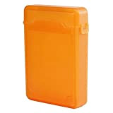 Gemini_mall® - Custodia protettiva per hard disk da 3,5", antipolvere, antiurto, antistatica, per HDD da 3,5", colore: Arancione