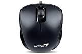 Genius DX-110 PS/2 Optical 1000DPI Ambidextrous Black - mice (PS/2, Office, Pressed buttons, Wheel, Optical, 1000 DPI)