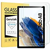 Gerutek[2 Pezzi] Pellicola protettiva per Galaxy Tab A8 2021 (SM-X200/X205) Pellicola in Vetro Temperato , [Ultra Trasparente] [Antigraffio] [Installazione Facile] ...