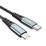 GIANAC Cavo USB C Lightning 2M, Cavo iPhone Tipo C [Certificato MFi] Power Delivery Carica Rapida USB C Lightning Compatibile ...