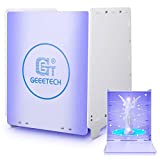 GIANTARM Geetech Scatola Luminosa per Polimerizzazione in Resina UV 405nm per Stampante SLA/DLP/LCD 3D Resin, Grande Dimensione Rotary Resina Asciugatrice, ...