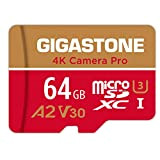 Gigastone scheda di memoria 64 GB 4K Camera Pro, Specialmente per GoPro Drone Switch, Velocità 95 MB/s. per video 4K, ...