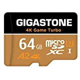 Gigastone scheda di memoria 64 GB 4K Game Turbo, Specialmente per GoPro Drone Switch, Velocità 95 MB/s. per video 4K, ...