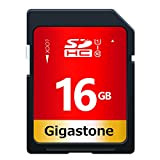 Gigastone Scheda SD 16GB, Scheda di Memoria SDHC da 16 GB, Velocità di Lettura Fino a 80 MB/sec, Classe 10 ...
