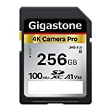 Gigastone Scheda SD 256 GB, 4K Camera Pro, Scheda di Memoria SDXC, Velocità di trasferimento fino a 100MB/s. Compatibile con ...