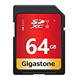 Gigastone Scheda SD 64 GB, Scheda di Memoria SDXC, Velocità di Lettura Fino a 80 MB/sec, Classe 10 U1 UHS-I, ...