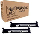 GIL 2 X toner nero KX-FAT411E FAT411 toner compatibile per Panasonic KX-MB2000 2010 2030 2025 2062 2061