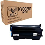 GIL TK3130 Toner compatibile per Kyocera FS4200DN FS4300DN Kyocerta FS 4200DN, Kyocera FS 4300DN, ECOSYS M3550idn, M3560idn NERO