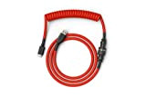 Glorious PC Gaming Race Coiled Cable (Rosso/Nero)