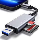 GNASEET Lettore di Schede SD per i-Phone i-Pad, Lettore di Schede Micro SD USB 3.0, Adattatore per Schede di Memoria ...