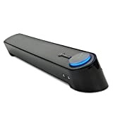 GOgroove Barra di Suono Soundbar Computer USB Altoparlante Subwoofer Passivo con Design Angolato per una Proiezione Potente del Suono, Jack ...