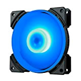 GOLDEN FIELD MH LED Ventola PC, Blu Ventola di Raffreddamento a LED silenziosa da 120 mm