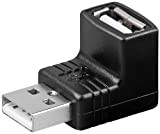 goobay Adattatore Wentronic USB 2.0 [1 x USB 2.0, Tipo A Maschio – 1 x USB 2.0 Tipo A Femmina] Nero 2 x USB Adapter