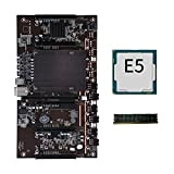 GOURIDE BTC Mining Scheda Madre X79 H61 LGA 2011 DDR3 Supporto 3060 3080 Scheda Grafica con E5 2620 CPU+RECC 4G ...