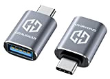 GRAUGEAR | 2 pezzi | Adattatore USB a USB-C | Double Sides USB-C | 10 Gbps trasferimento dati USB 3.2 ...