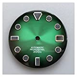GREnTiNS Quadrante Rosso/Verde/Blu No lume 28,5mm Compatibile for NH35 Case e Movimento compatibili for 7S26, 7S36, 4R15, 4R35, 6R15, NE15, ...