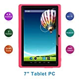 Haehne 7 Pollici Tablet PC, Android 5.0 Quad Core, 1 GB RAM 8GB ROM, Doppia Fotocamera, Touchscreen Capacitivo, WiFi, Bluetooth, ...
