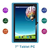 Haehne 7 Pollici Tablet PC, Android 5.0 Quad Core, 1GB RAM 8GB ROM, Doppia Fotocamera, Touchscreen Capacitivo, WiFi, Bluetooth, Cielo ...