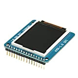 Hailege 1.8" inch ST7735R SPI 128 * 160 TFT LCD Display LCD Display Screen Module with PCB Adapter for Arduino ...