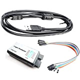 Hailege 24MHz 8CH USB Logic Analyzer Device With EMI Ferrite Ring USB Cable 24MHz 8 Channel UART IIC SPI Debug ...