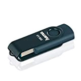 Hama Chiavetta USB 3 da 256 GB (trasferimento dati da 90 MB/s con occhiello per il fissaggio all'anello portachiavi, memory ...