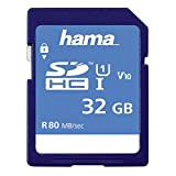 Hama SDHC 32GB 32GB SDHC UHS-I Class 10 memory card - memory cards (SDHC, Blue, UHS-I, Class 10)