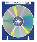 Han 9201 – 14, CD veicolo di Maex Tray, pratico e professionale, per 1 CD, con iscrizione Etichette, confezione da pezzi, blu