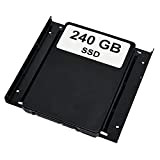 Hard disk SSD da 240 GB con telaio da incasso (2,5" a 3,5") compatibile con scheda madre Gigabyte GA-990FXA-UD3 R5, ...
