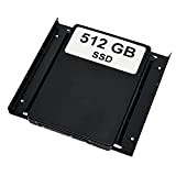 Hard-Disk SSD da 512 GB con telaio da incasso (2,5" a 3,5") compatibile con scheda madre Gigabyte GA-990FXA-UD3 R5, con ...