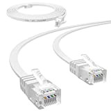 hb-digital 2m cavo di rete LAN Flat Patch Cable con spina RJ45 in rame professionale sottile e flessibile per Gigabit ...