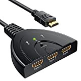 HDMI Switch | GANA 3 In 1 Out Sdoppiatore HDMI Splitter | Supporta HD 1080p 3D Switch HDMI per HDTV/Xbox/PS3/PS4/Apple ...