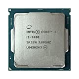 Hegem Processore CPU Intel Core I5-7400 I5 7400 3,0 GHz Quad-Core Quad-Thread 6M 65W LGA 1151 Senza Ventola
