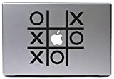 Hellweg - Adesivo per computer portatile MacBook Air Pro 15" Tic Tac Toe Spiel Fun 19 x 19 cm