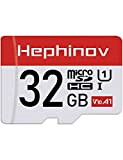 Hephinov Scheda Micro SD 32GB fino a 90 MB/sec(R), Scheda di Memoria microSDHC con Adattatore SD, A1, U1, C10, V10, ...