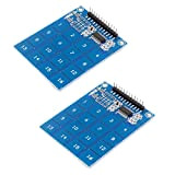 HiLetgo 2pcs TTP229 16 Keys Capactive Touch Switch Sensor Module Touch Switch Plate Board 16 Way 16 Channel for Arduino ...