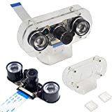HiLetgo Raspberry Pi Camera 5MP OV5647 Adjustable-Focus Webcam Night Vision Camera Module Video 1080p for Raspberry-pi 2 Raspberry-pi 3 Model ...