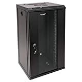 HMF 63312-02 Server Rack 10 Pollici, 12U, Armadio di Rete, Completamente Assemblato, 10", 31,2 x 30 x 61,6 cm, nero